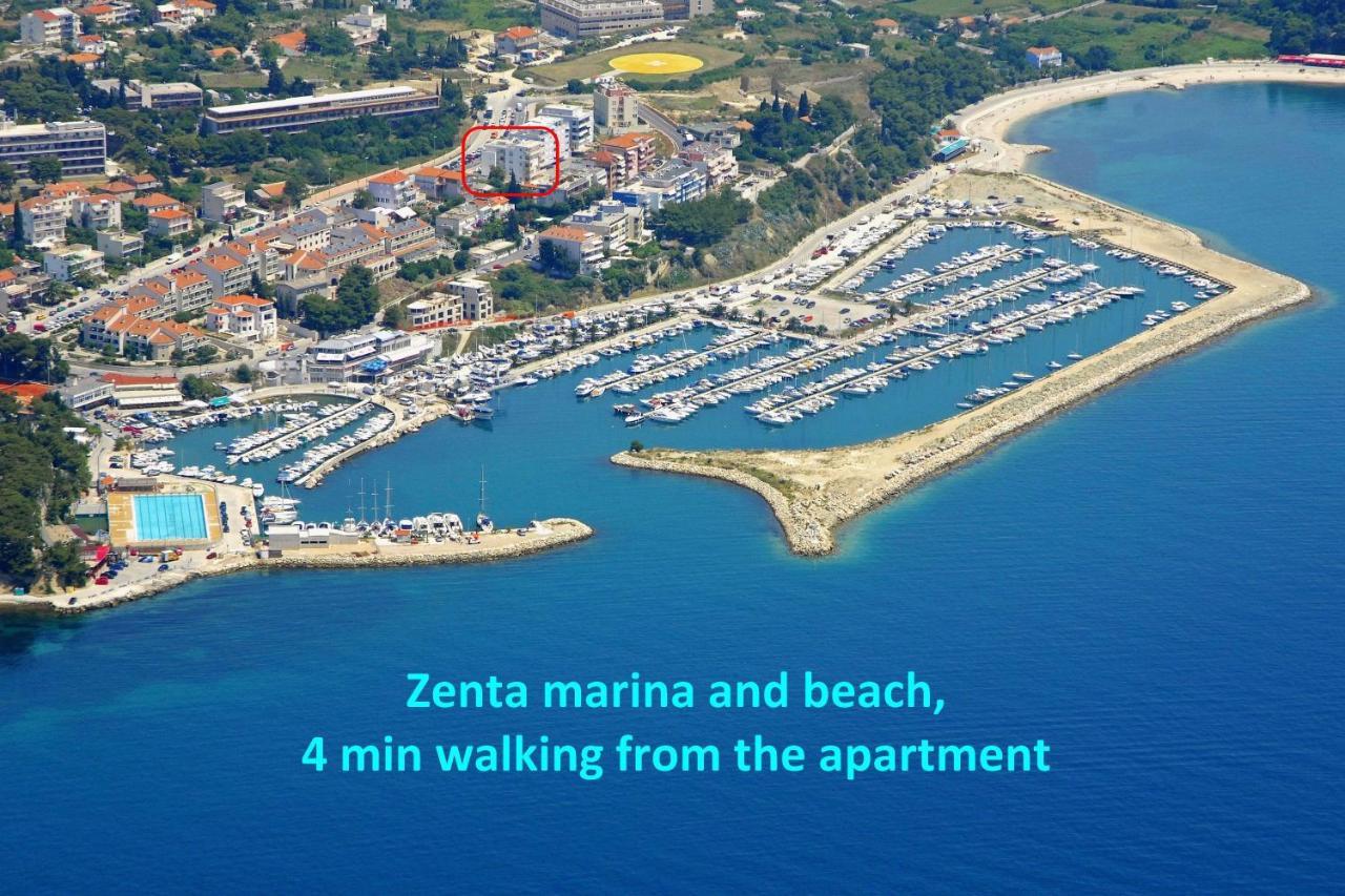 Modern Apt With Terrace 4 Min Walk To The Beach Split Eksteriør billede
